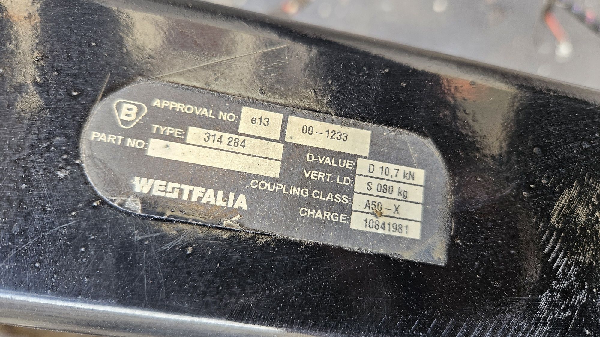 Hak holowniczy oryginał westfalia kula wykręcana kompletny opel signum