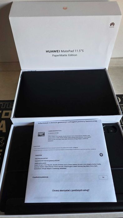 HUAWEI MatePad 11.5"S PaperMatte 8/256 gwar.prod.07/08/2027+klawiatura