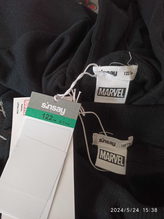 Dres chłopięcy Marvel 122 jak 116 Nowy