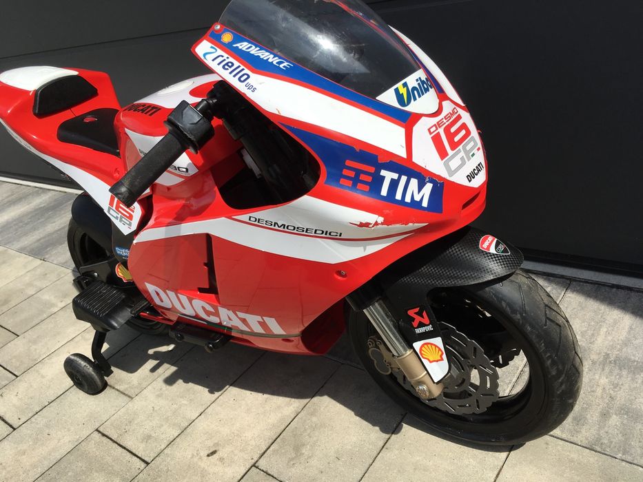 Peg Perego Ducati 12v super stan motor motorek elektryczny pit bike