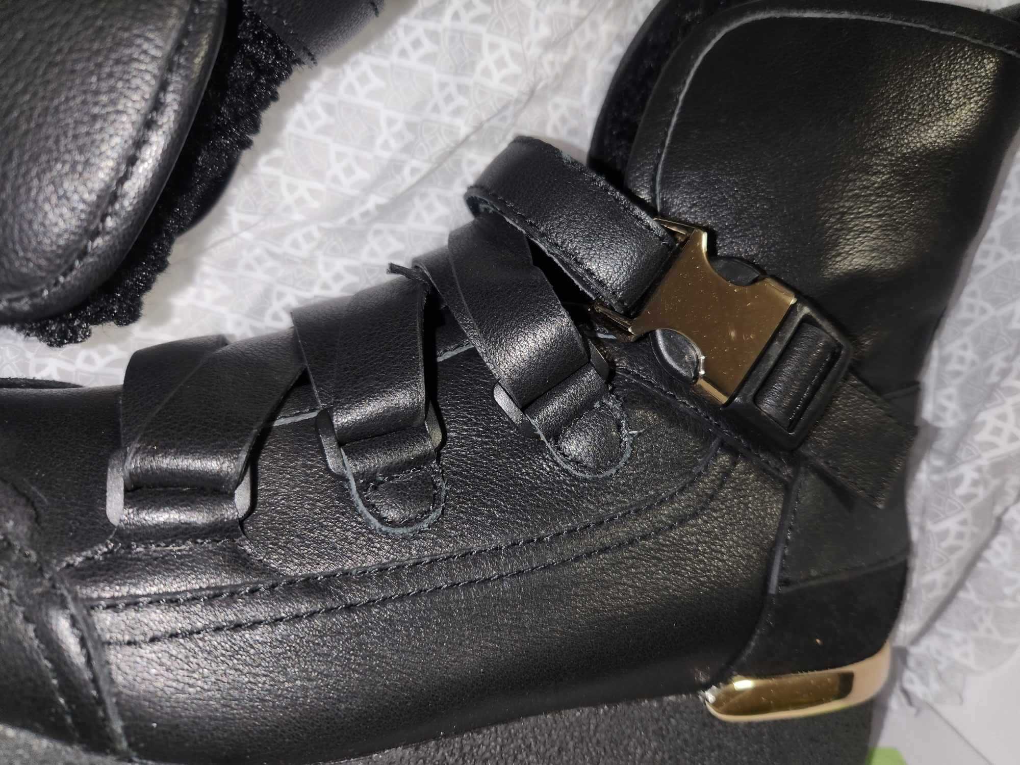 kozaki KAZAR nowe sneakersy damskie rozm. 38 zima skóra