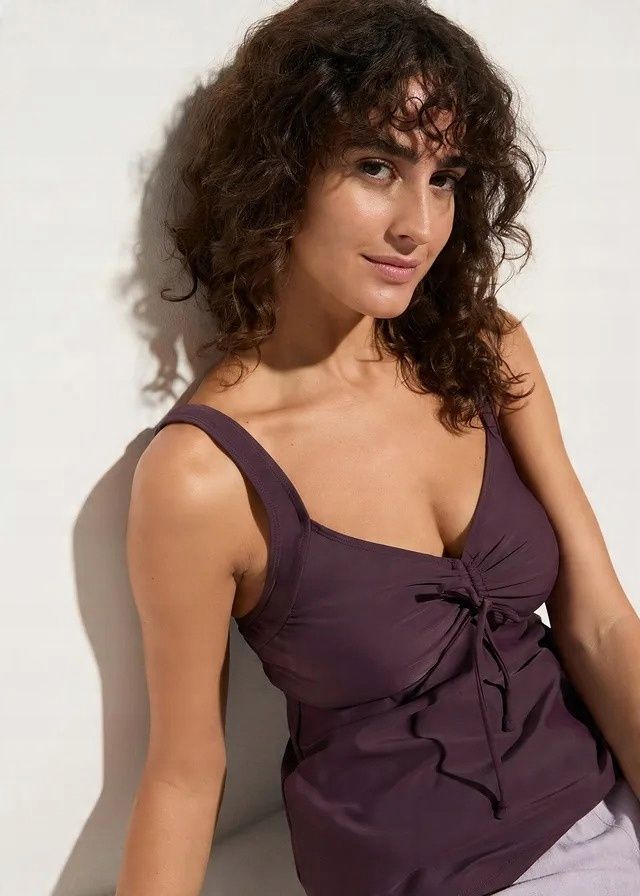 B.P.C tankini brązowo-bordowe 42.