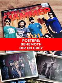 Metal Hammer 2009 - Pearl Jam, Plakaty: Behemoth, Dir En Grey