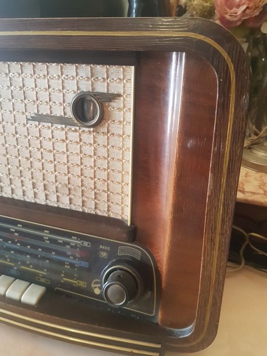 Radio antigo decoração