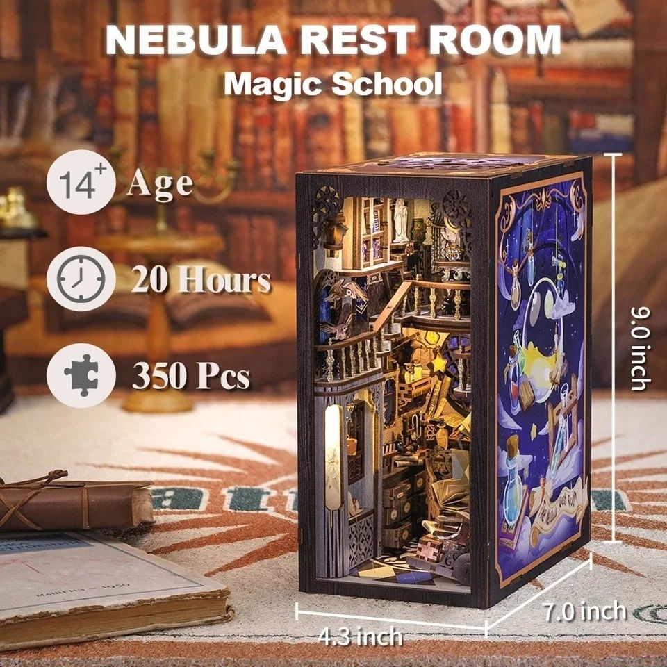 Book Nook Roombox румбокс кімната будиночок світильник