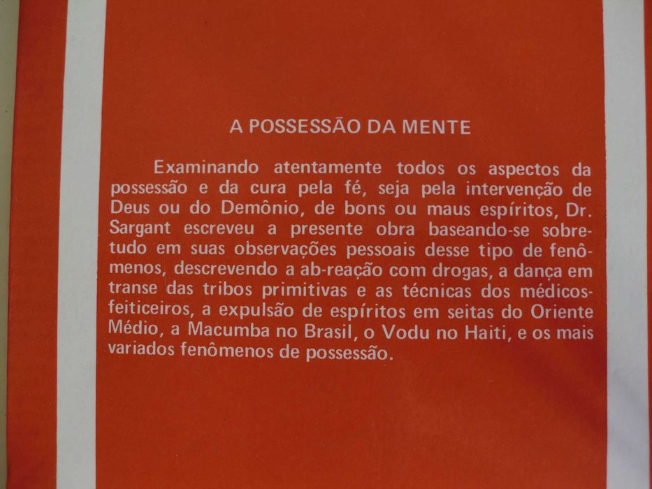 A Possessão da Mente
de William Sargant
