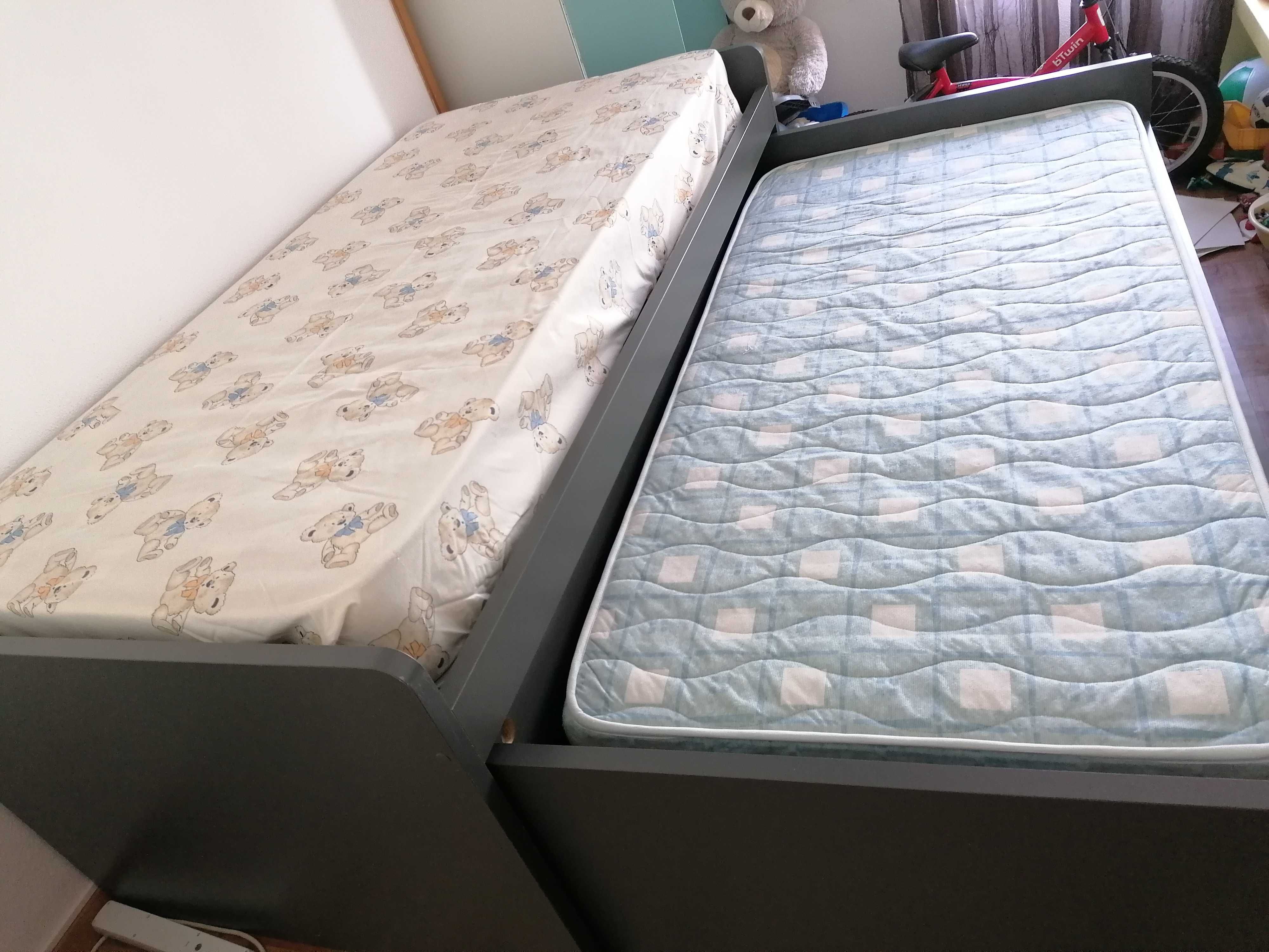 Cama dupla C/ arrumação