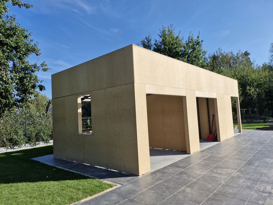 Garaż w systemie szkieletowym