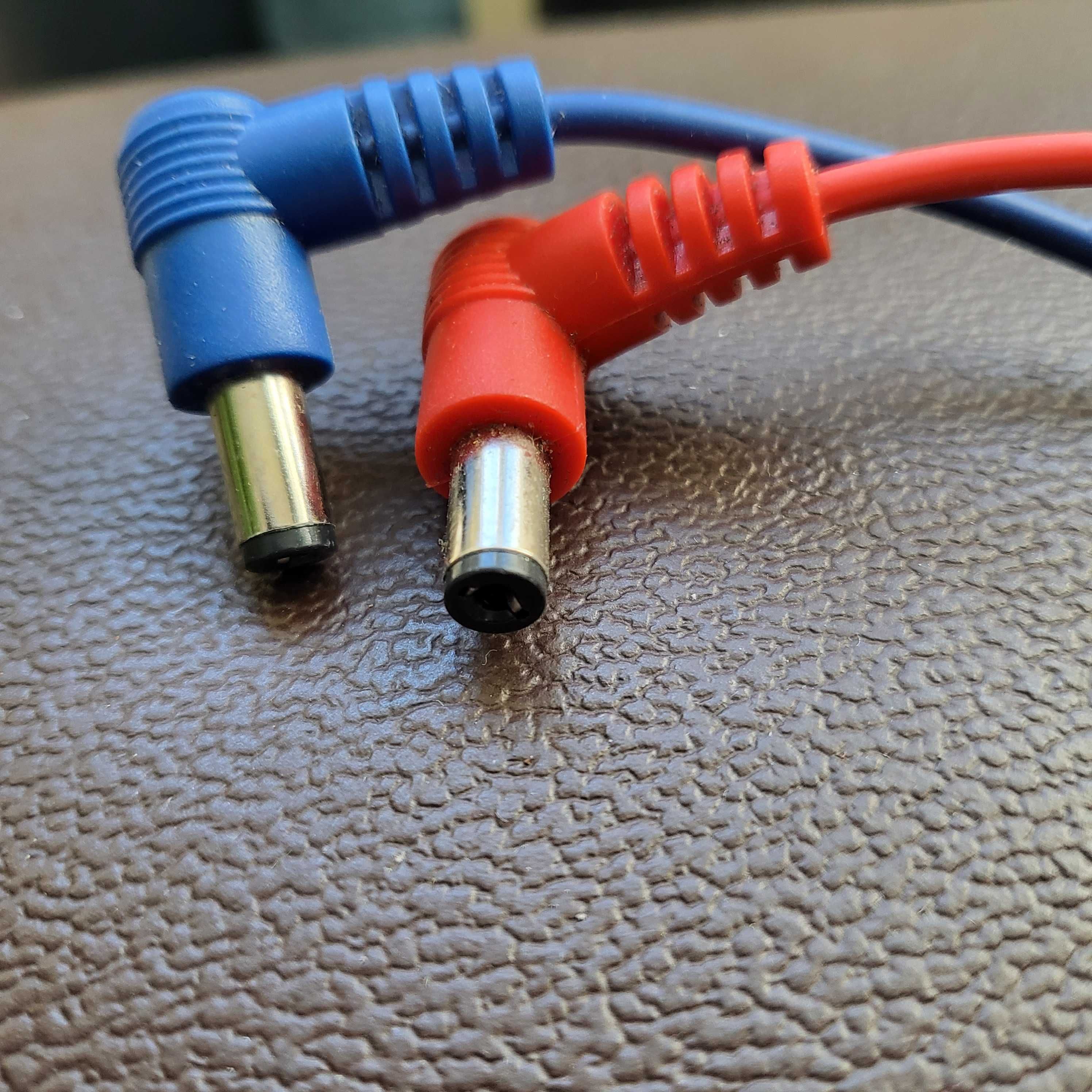 Vários cabos audio adaptadores DC jack bateria