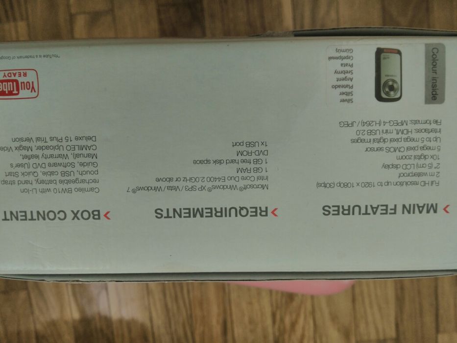 Sport cam toshiba camileo bw10