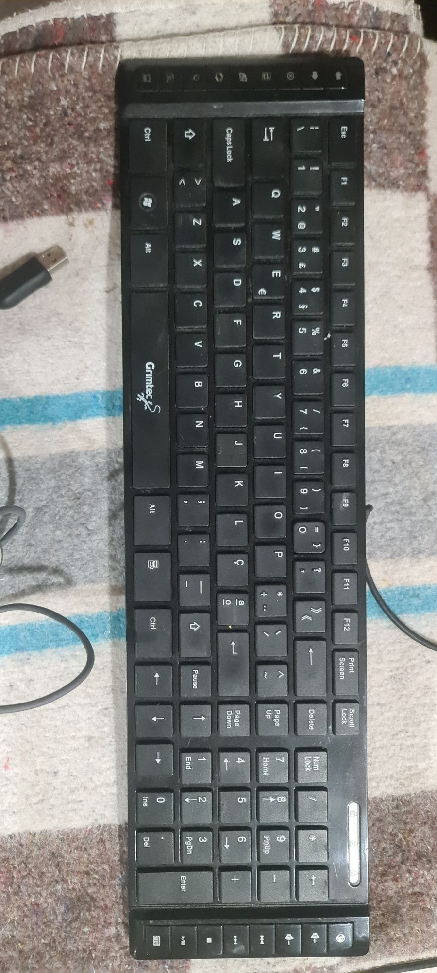 Teclado grimtec e rato microsoft