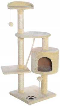 e354 drapak dla kota drzewko Lionto budka legowisko 4 poziomy