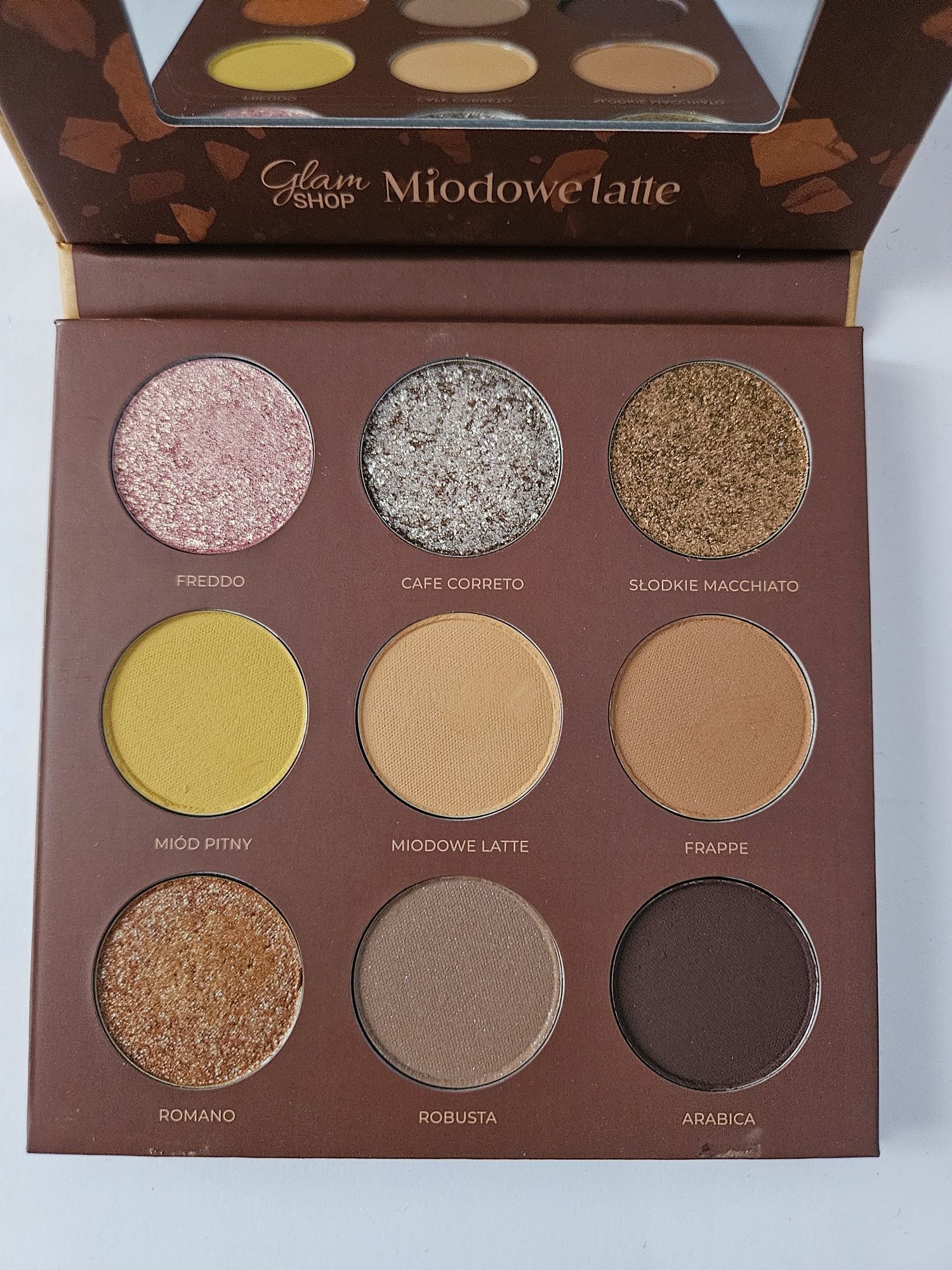 GlamSHOP/paleta cieni do oczu Miodowe latte/Edycja limitowana!!!