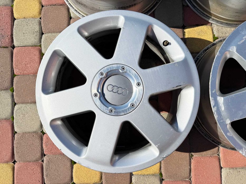 Тітанові діски Ronal 5*100 R17 VW Golf 4-Skoda rapid-faBia-Audi 3