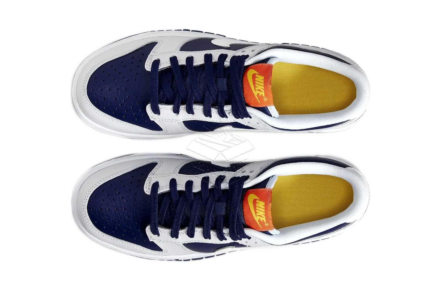 Nike DUNK Low UV Reactive Photon Dust & Midnight Navy / FN6968–025