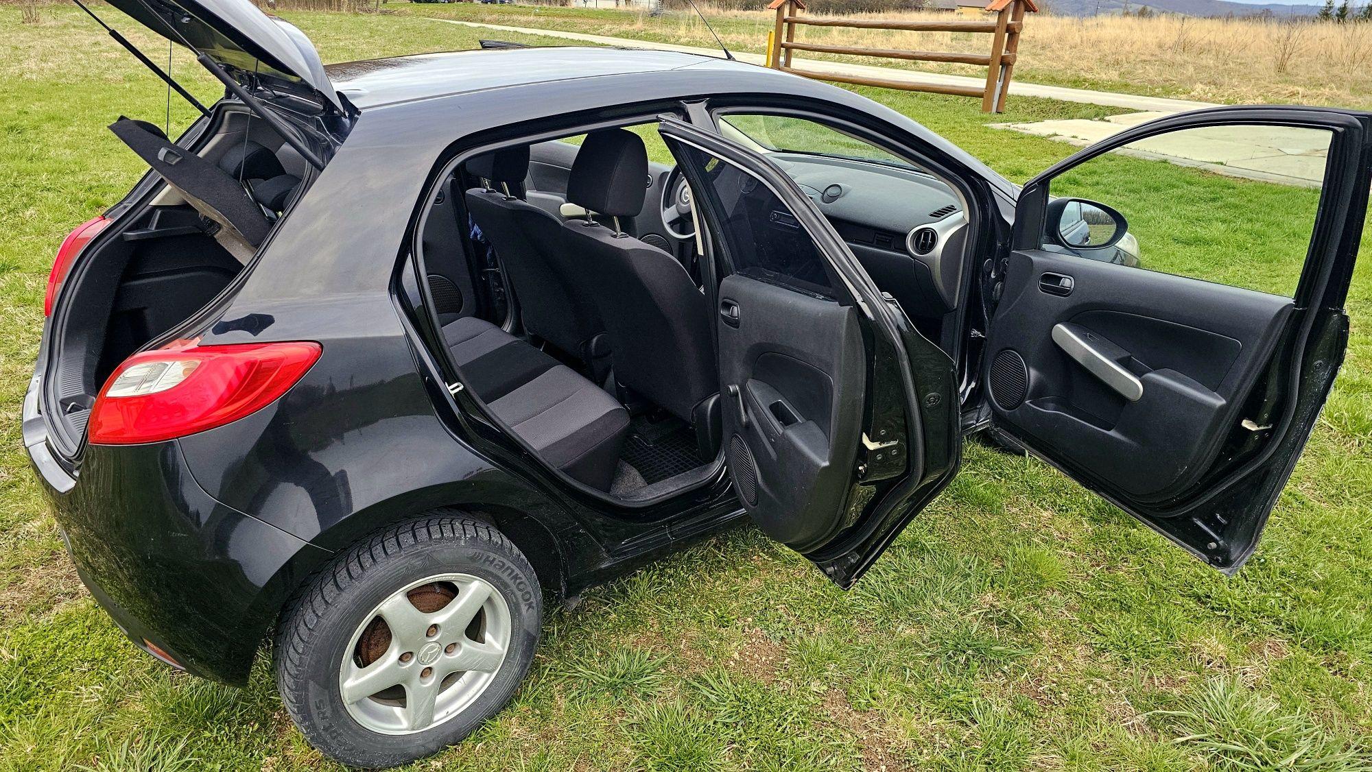 Mazda 2 II 1.3 2008, przegląd na rok! Super stan