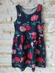 Sukienka na lato w kwiaty r.134 140 H&M