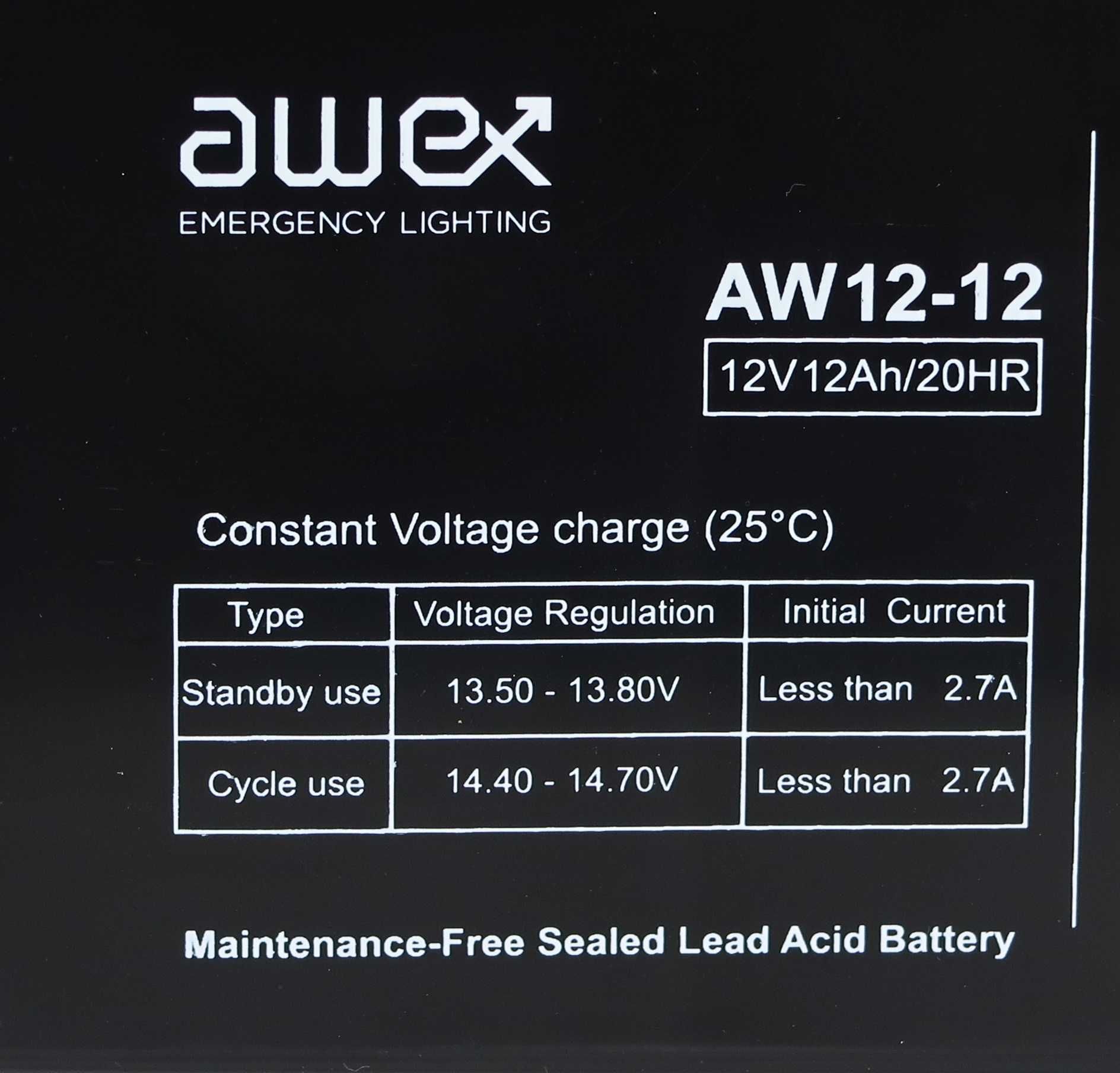 Akumulator AGM 12Ah 12V – samochodzik elektryczny, hulajnoga  - NOWY