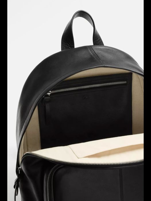 Mochila De Pele Zara NOVO