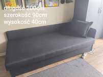 Grafitowe łóżko młodzieżowe