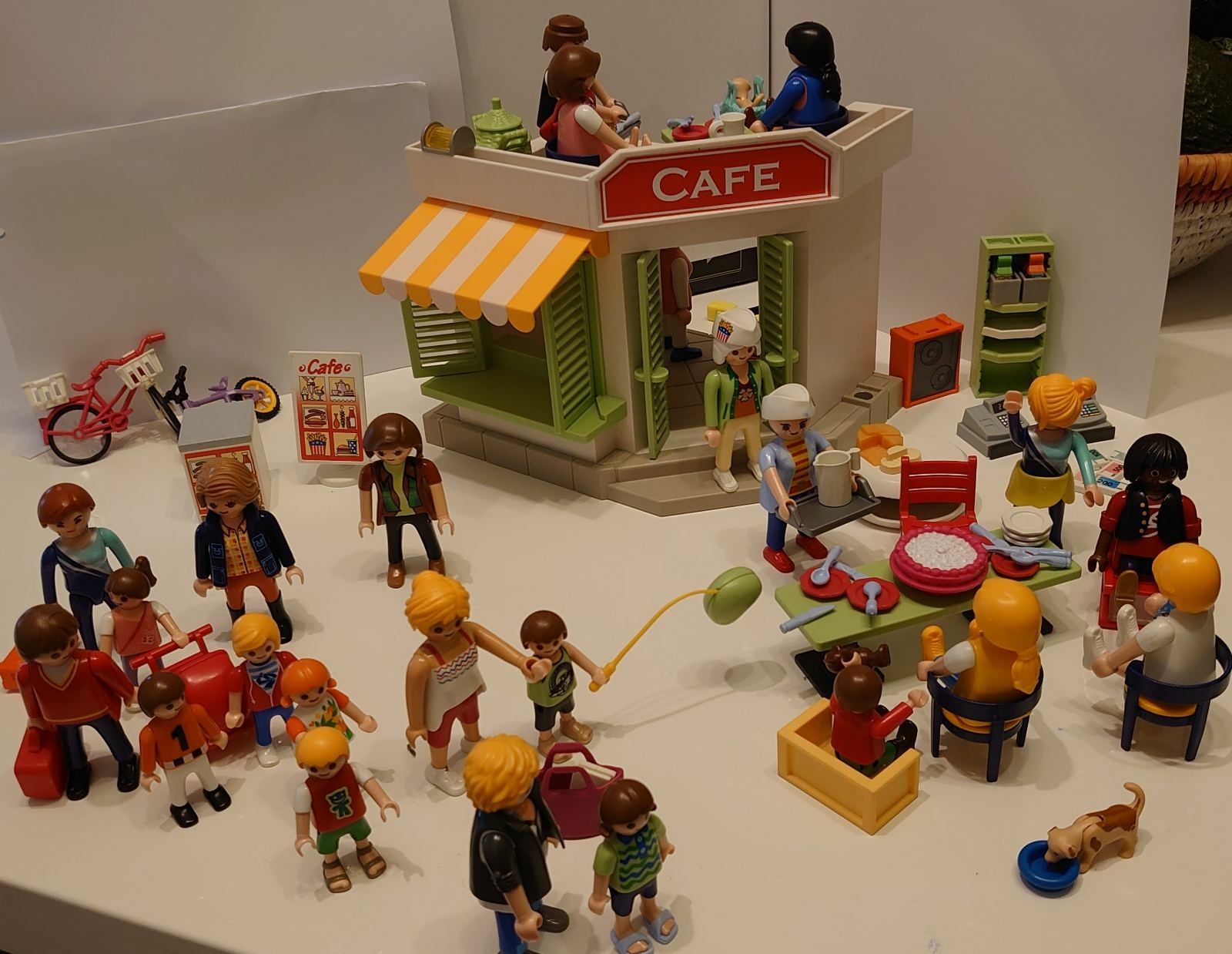 Playmobil Restauracja duży zestaw Kafejka Cafe DUŻY zestaw