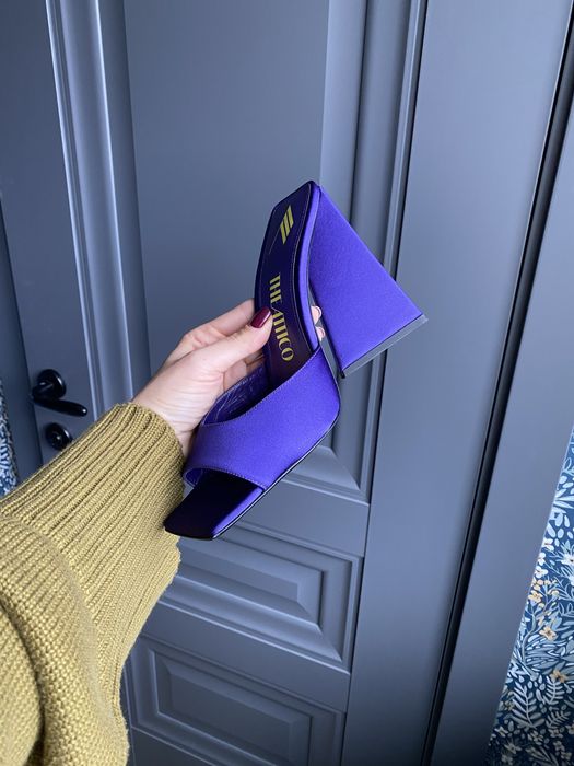 Мюлі фіолетові THEATTICO