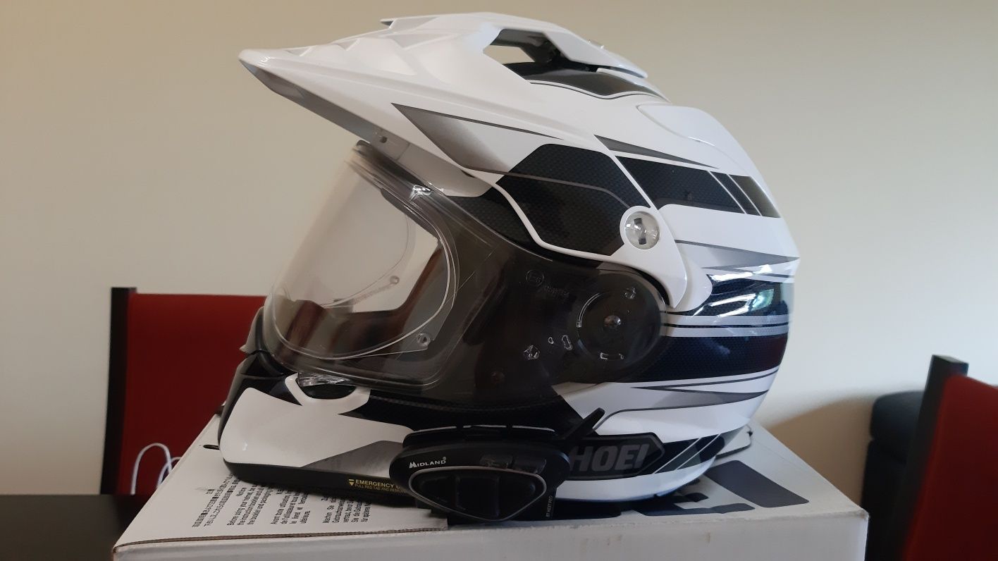 Capacete Shoei Hornet ADV Navigate + Midland BT NEXT pro