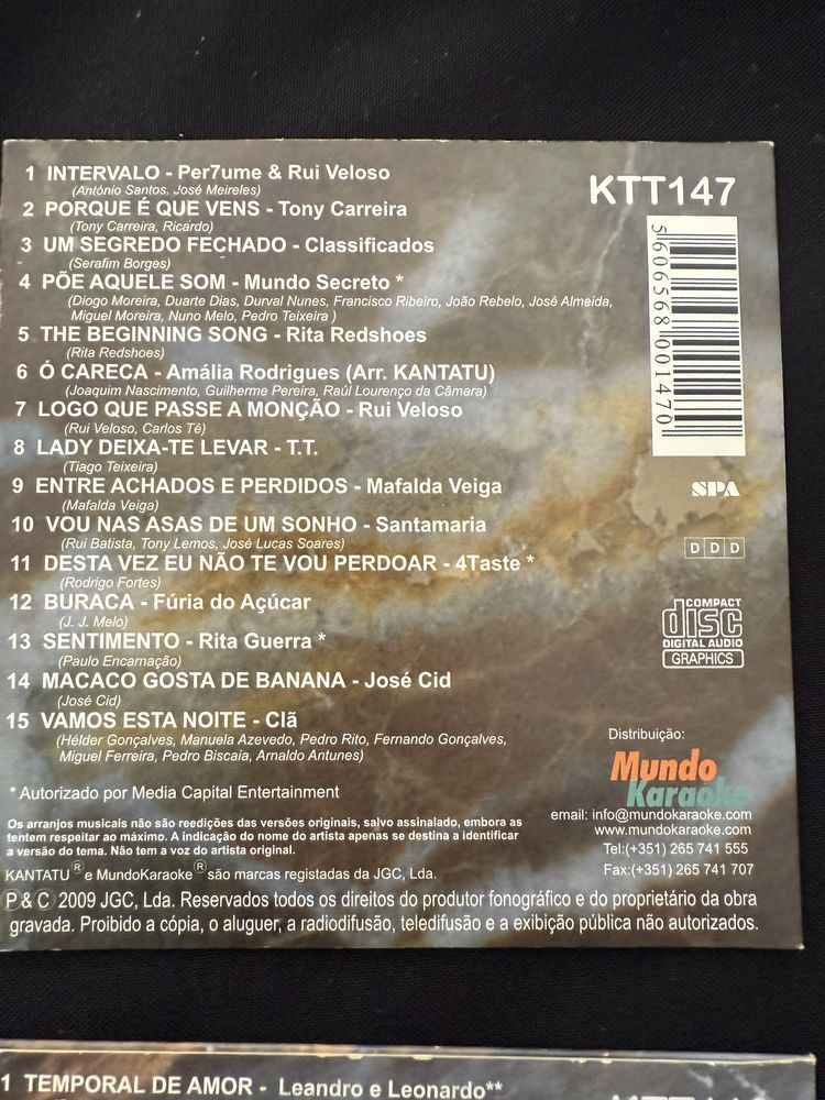Dvds de karoke originais