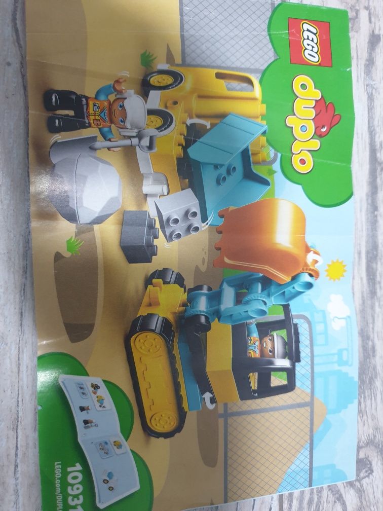 Lego Duplo koparka i wywrotka