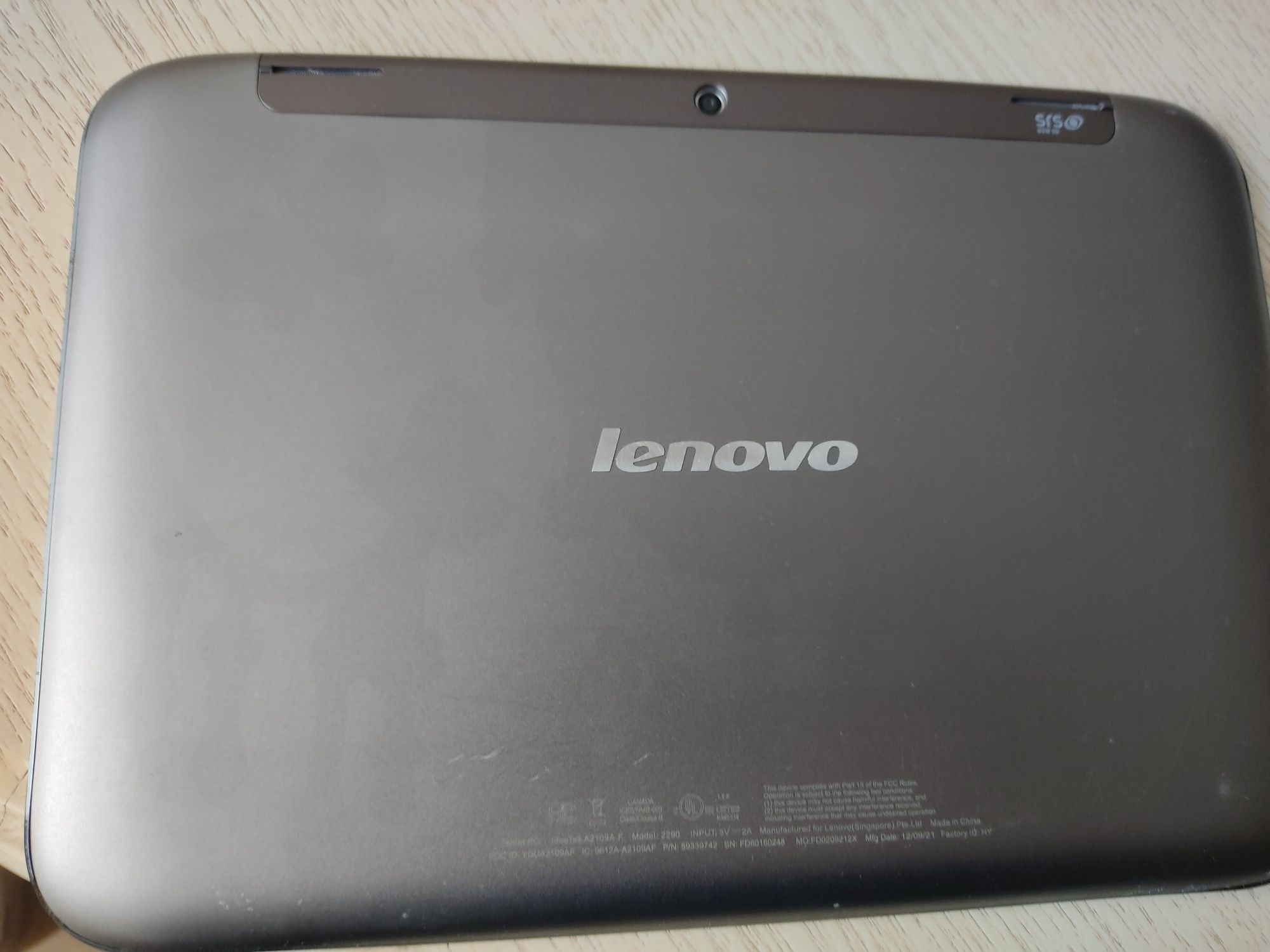 Планшет Lenovo ideatab A2109A-F 16GB