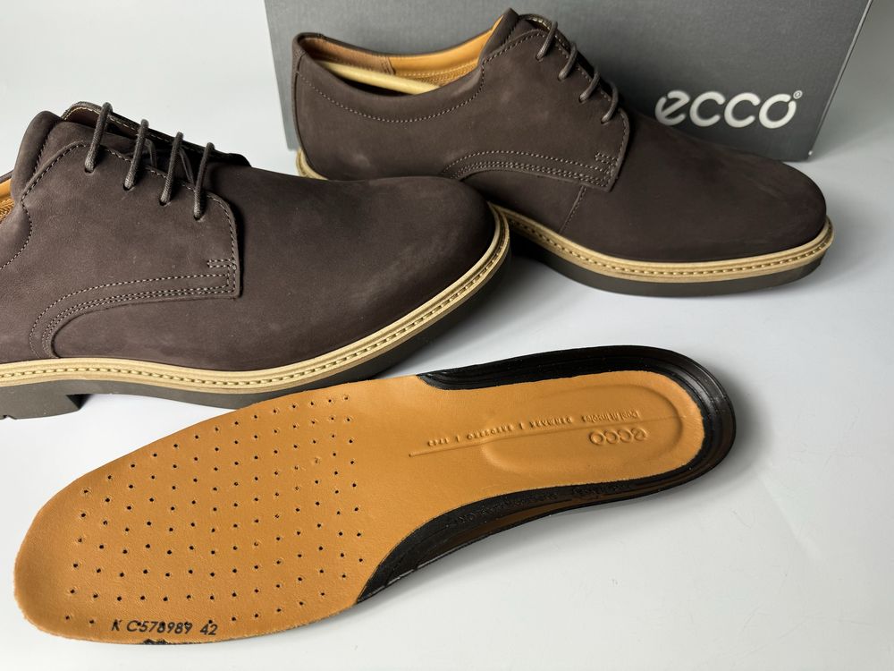 Nowe buty Ecco meskie trzewiki eleganckie 42