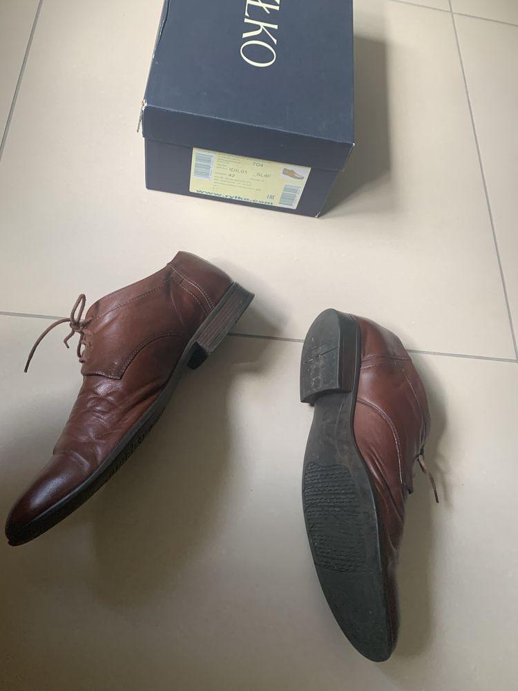Buty męskie z naturalnej skóry roz. 42