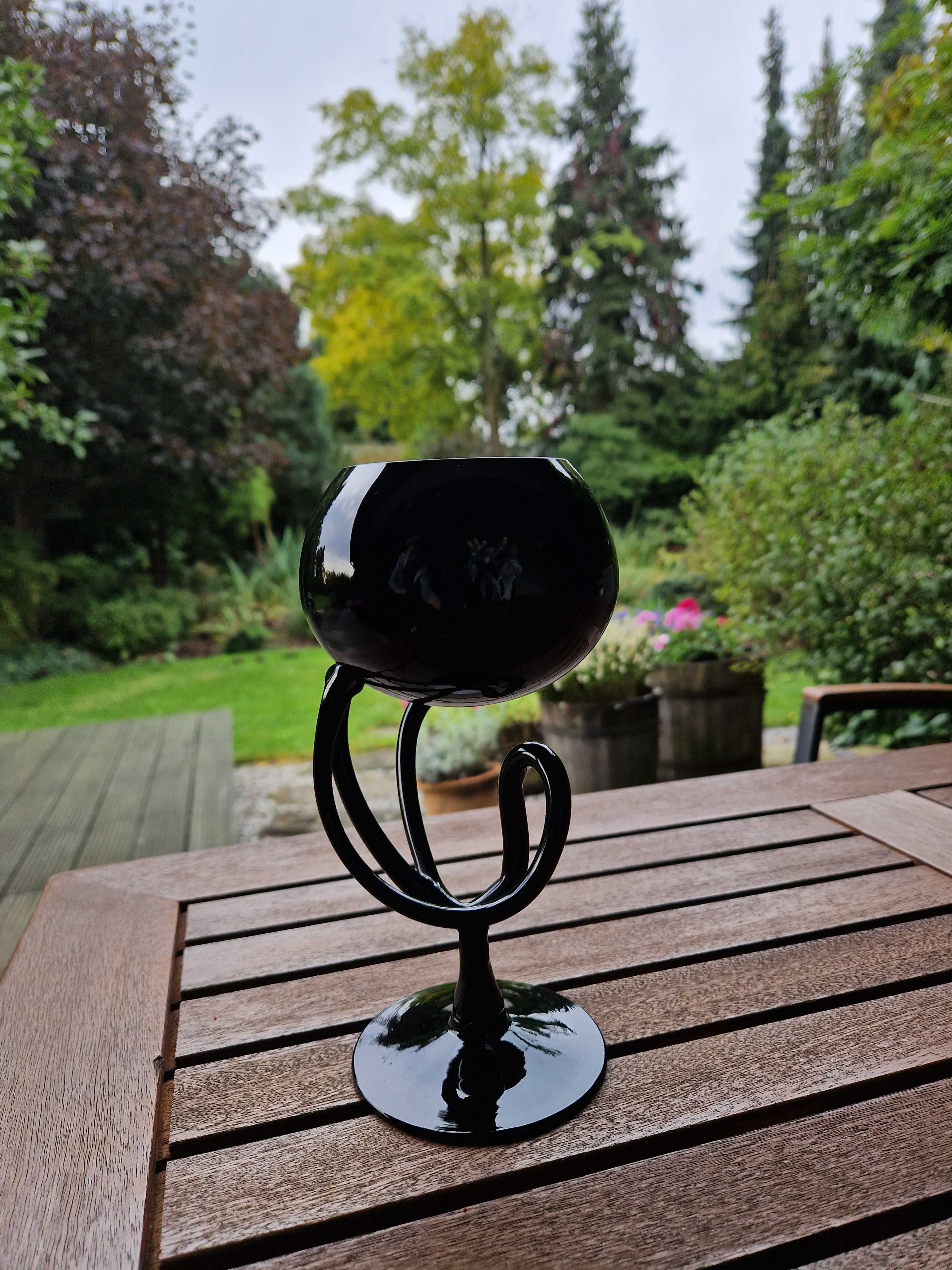 kielich puchar makora Krosno ozdobny, wysokość 21cm