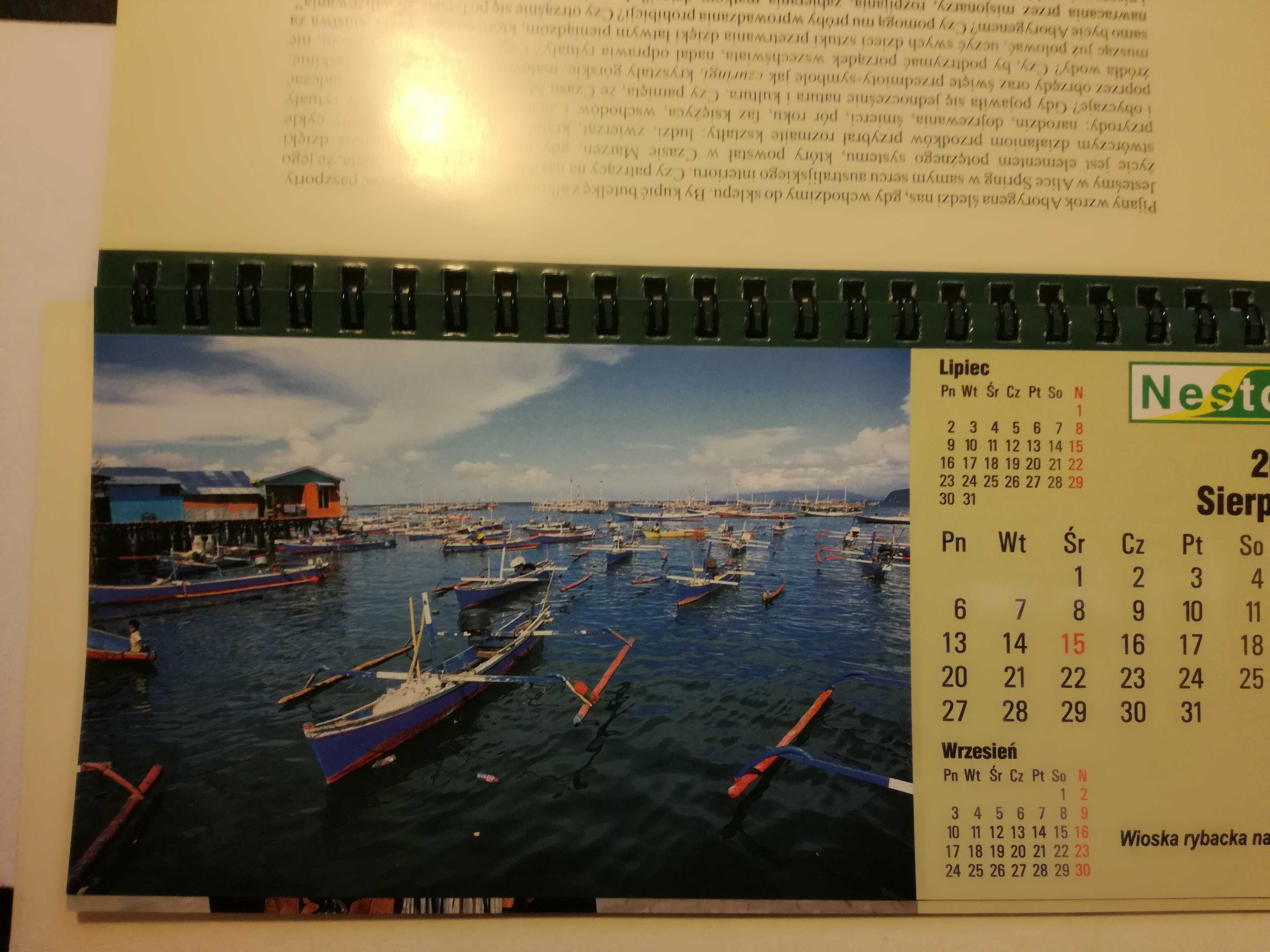 stare kalendarze  z 2012 r. i 2002r.