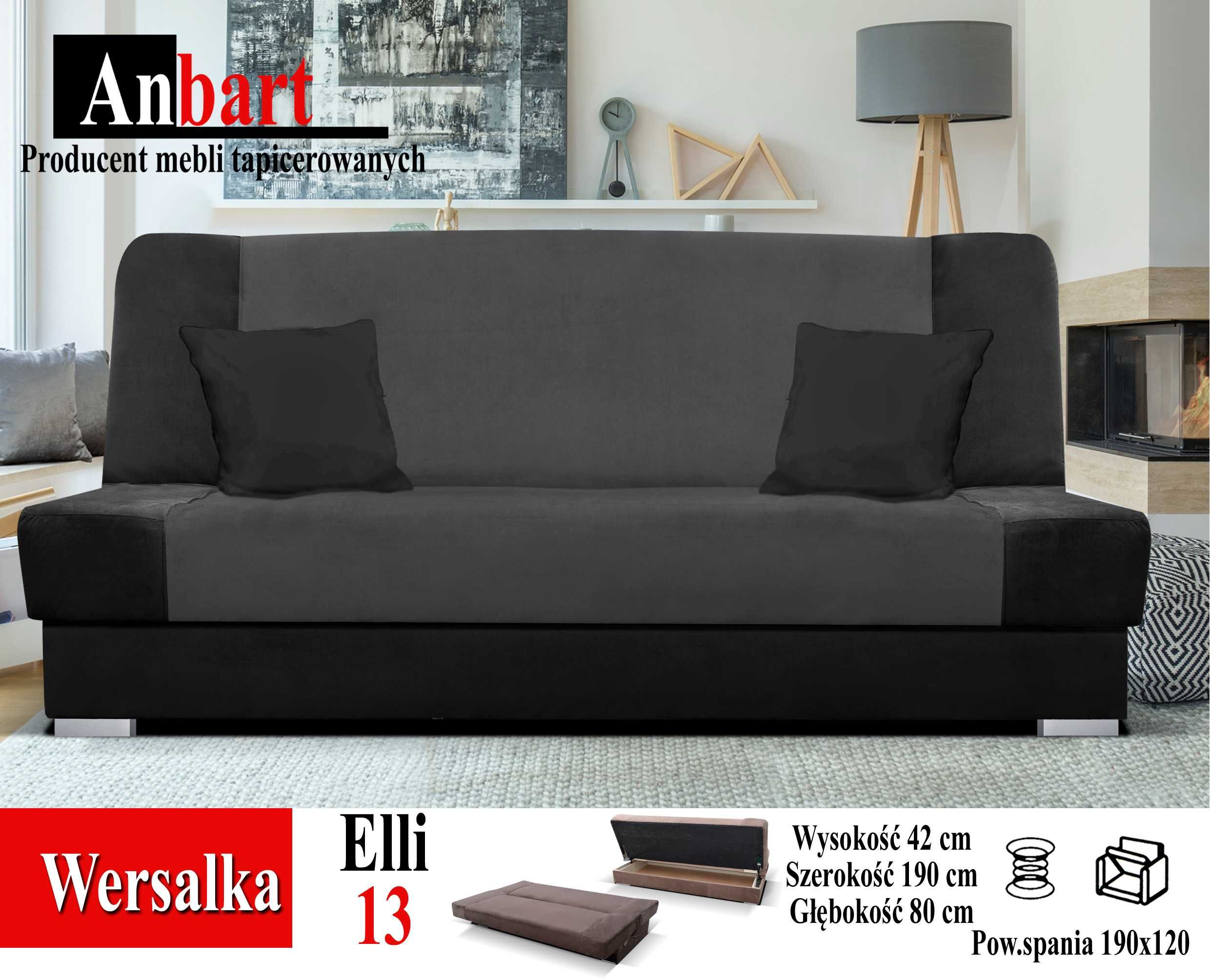 Kanapa Wersalka Sofa Rozkładana Dostawa Sprężyny Bonell