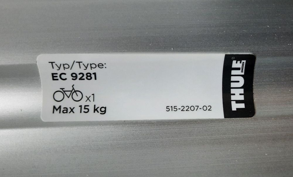 Thule 9281 / 9081 adapter dokładka 3 lub 4 rower bagażnik THULE / NOWY