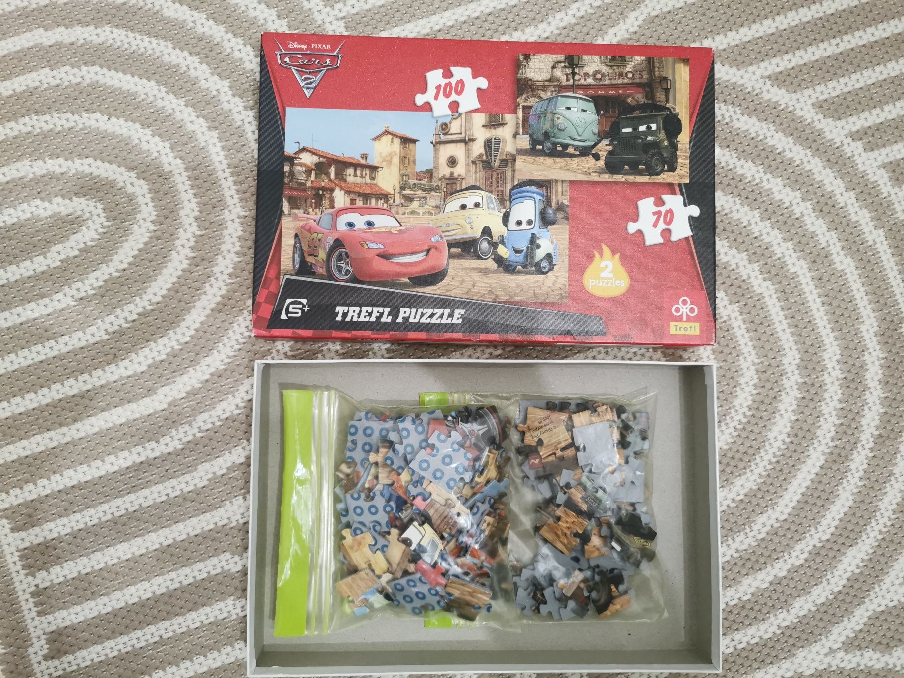 Podwójne puzzle Trefl Auta McQueen 170 elementów