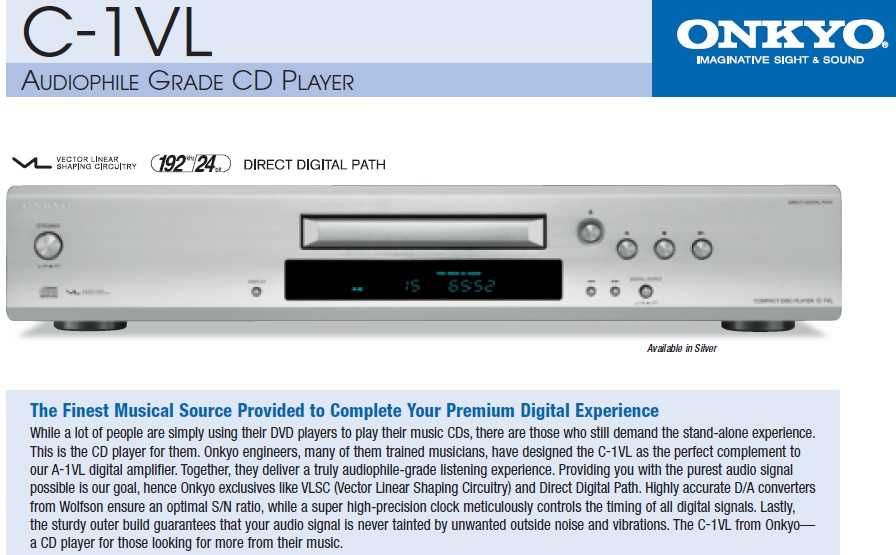 ONKYO C-1VL high-endowy kompakt