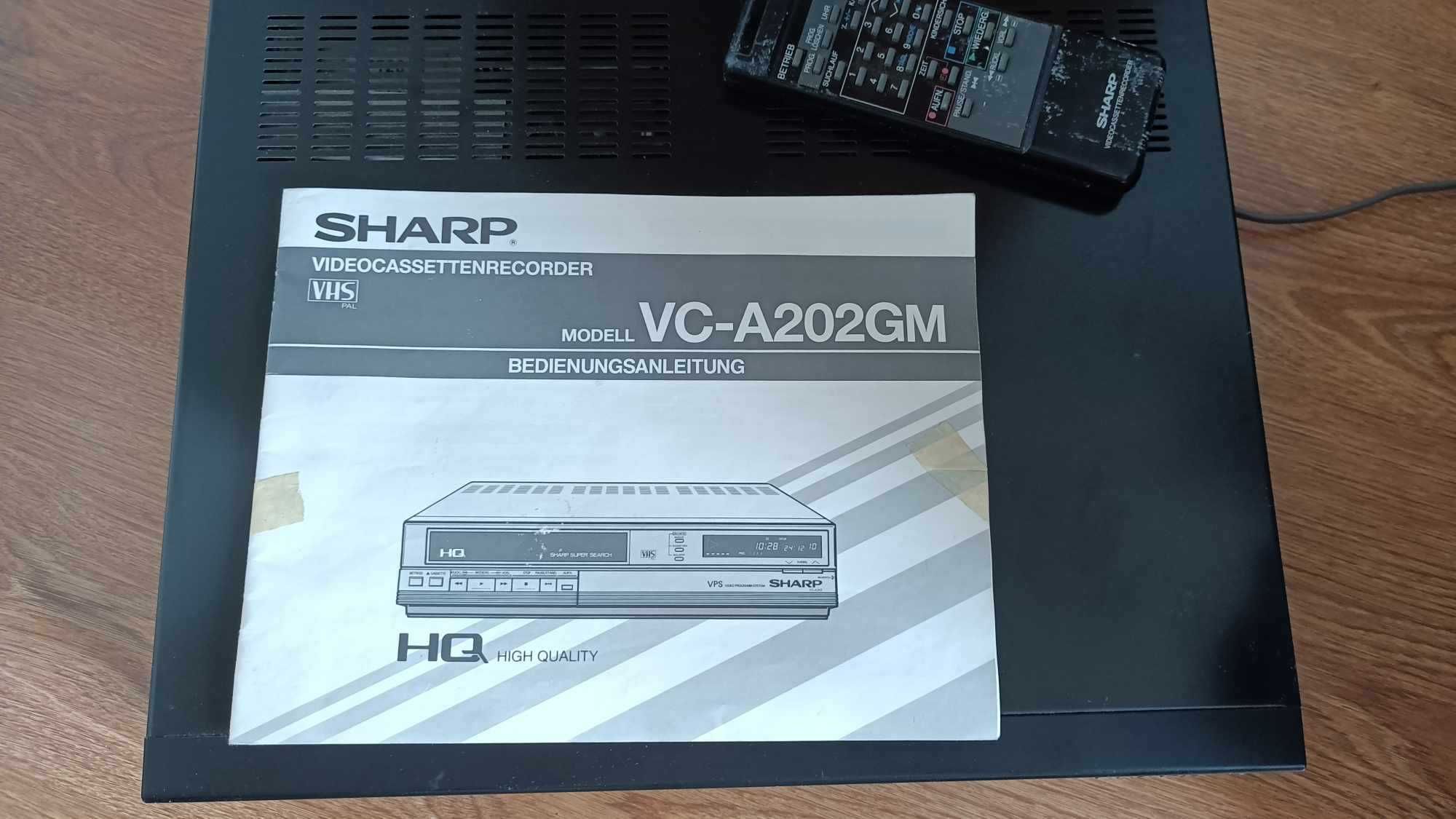 Magnetowid VHS SHARP vc-a244gm