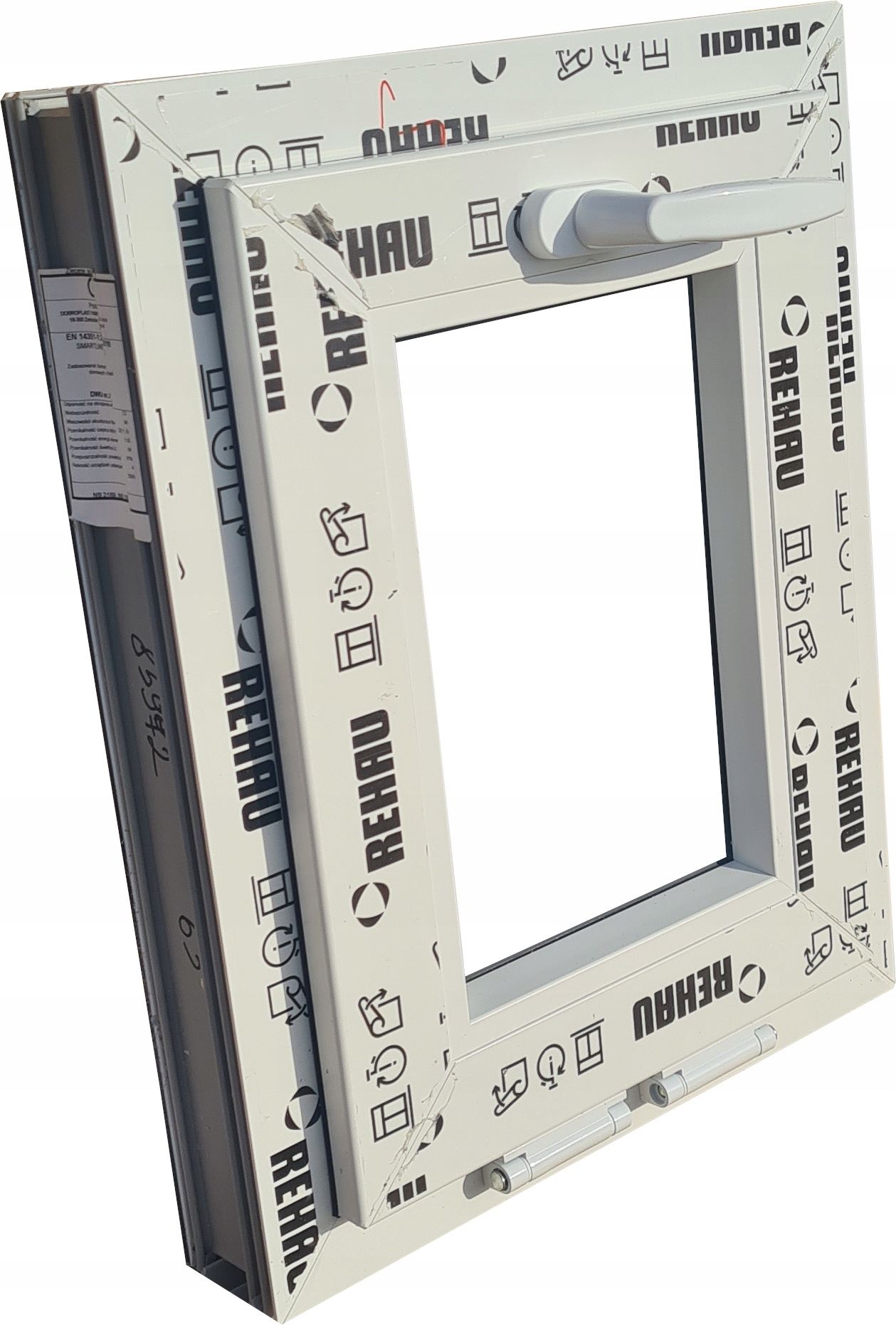 OKNA KacprzaK 40X50 Okno Nowe PCV Zew Antracyt