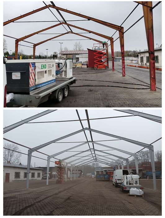 Piaskowanie Sodowanie Renowacja elewacje drewno cegła metal ogrodzenia