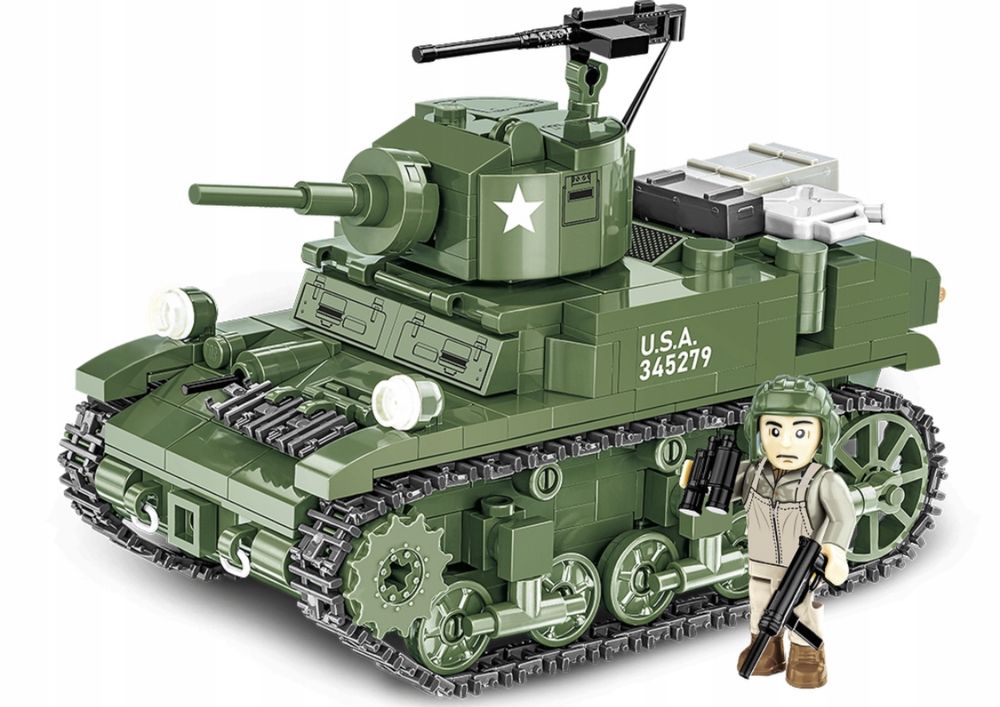 Klocki COBI 3048 Company of Heroes 3 czołg M3A1 Stuart