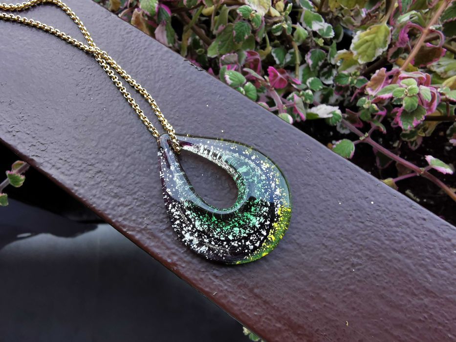 Wisior szkło artystyczne