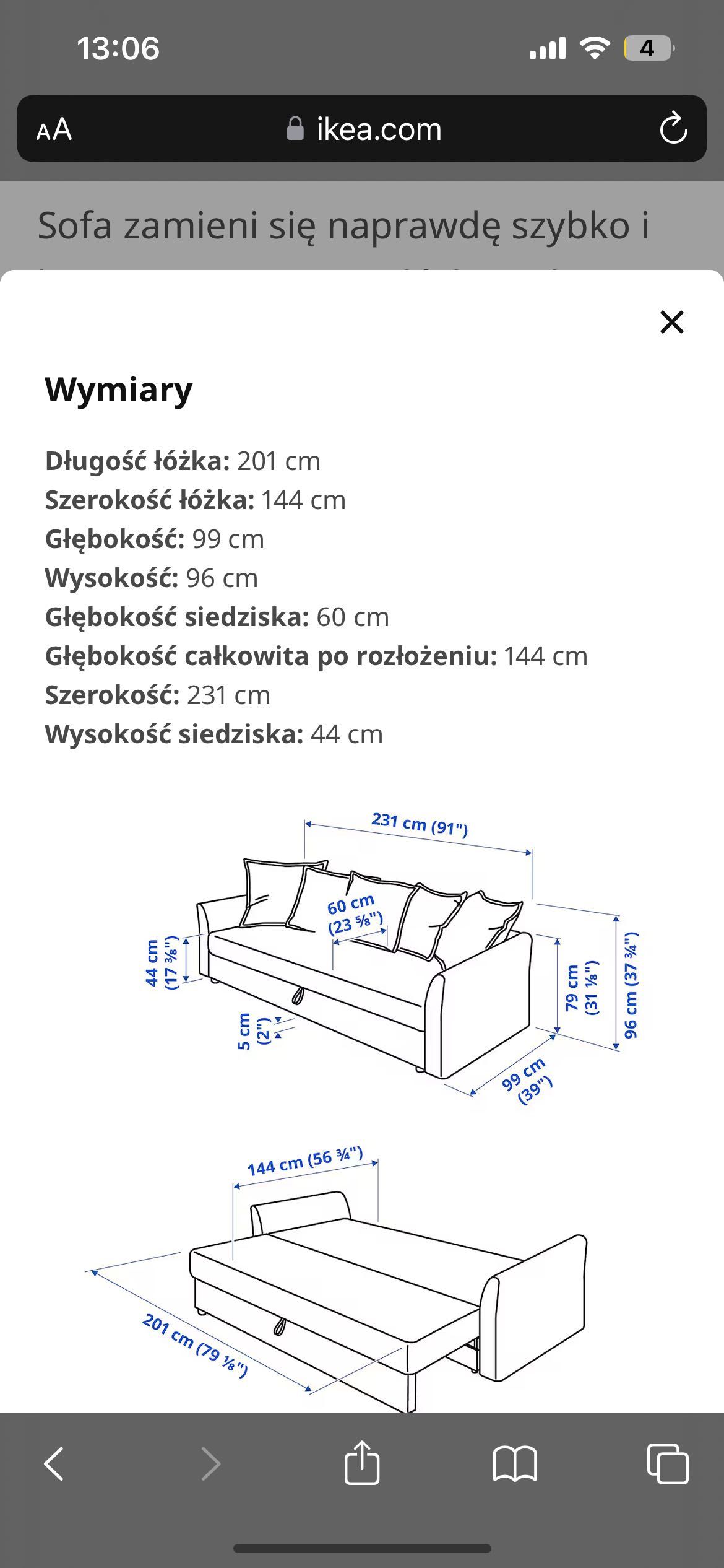 Sofa IKEA (Holmsund)