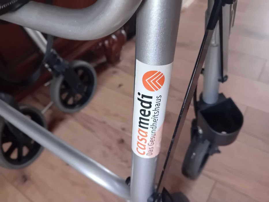 Balkonik Chodzik siedzisko z koszykiem na zakupy jak nowy (WYSYŁAM)