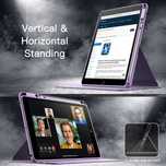 JETech etui obrotowe do iPad 9/8/7 10,2" 360 uchwyt stojak fiolet