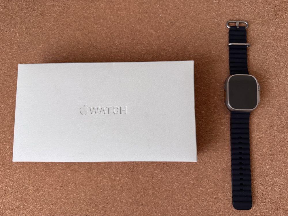 Apple Watch Ultra 1 com fatura