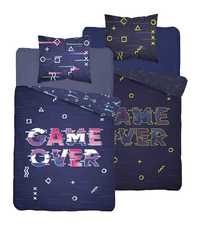 Pościel Dziecięca Młodzieżowa Play Game Over Pad Gamer 160x200 + 70x80