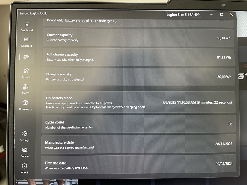 Legion Slim 5 Gen 9 (16" AMD)