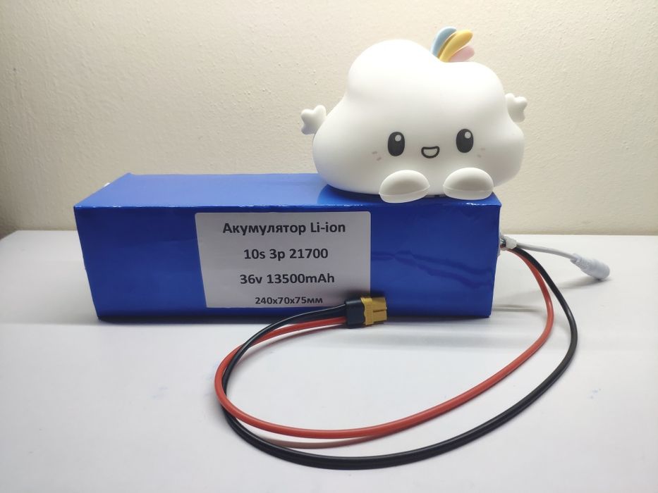 Акумулятор для електровелосипеда, електросамоката  36в 13,5A 10s 3p